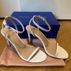 Stuart Weitzman Dancer 95 Heels - White Size 8